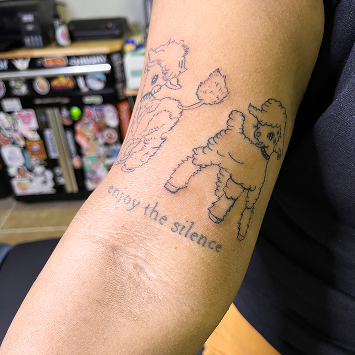 ephemeral being tattooed