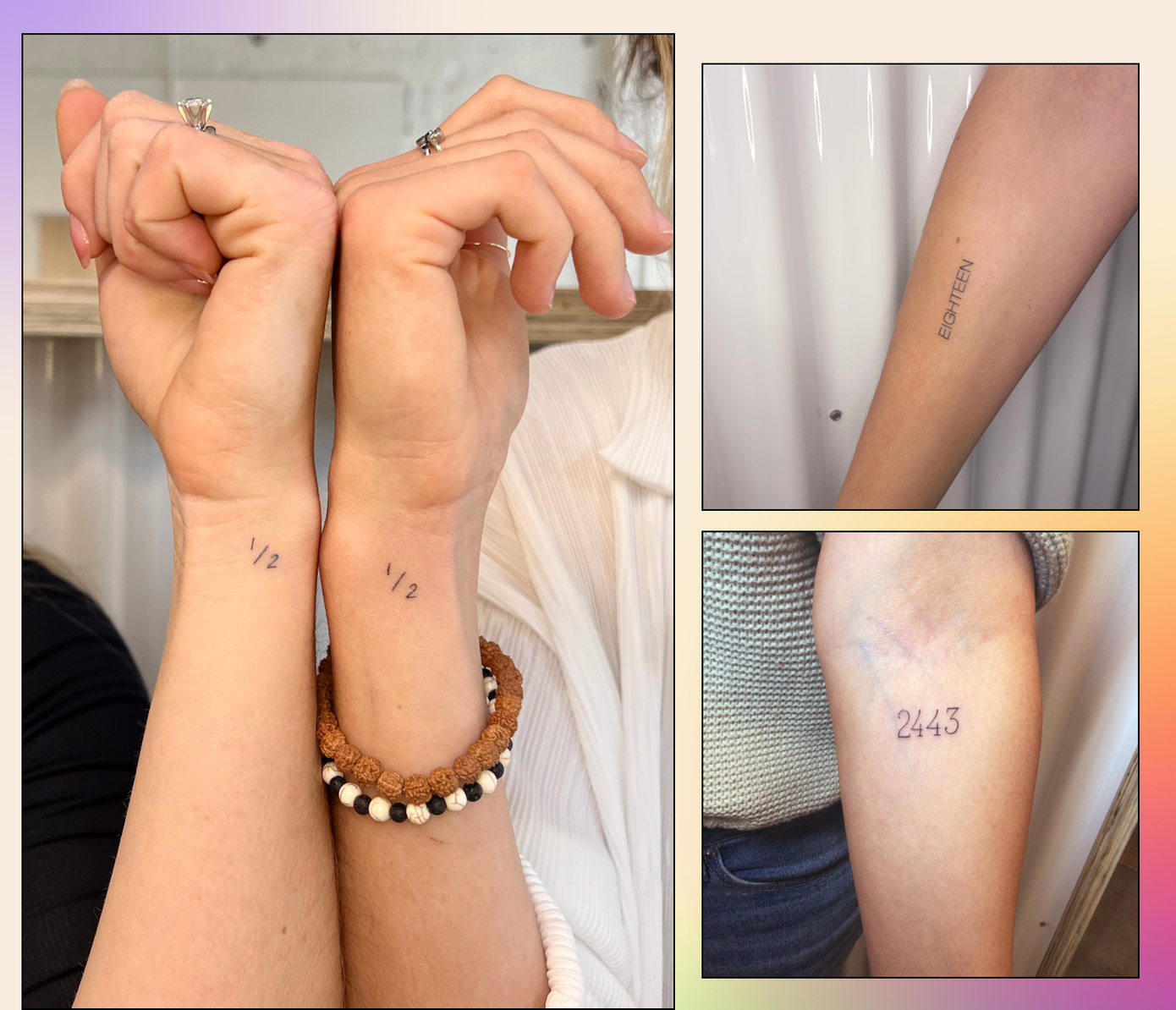 numerical tattoo ideas