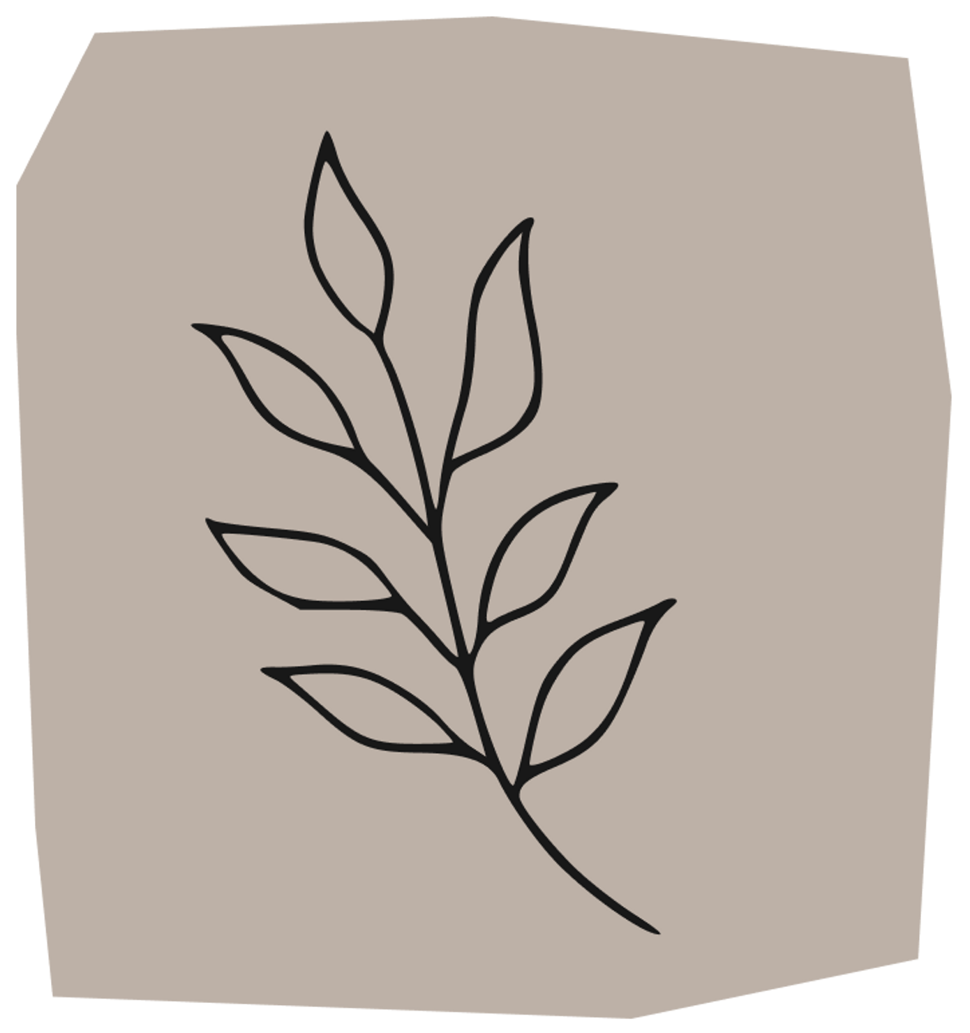 leaves tattoo design