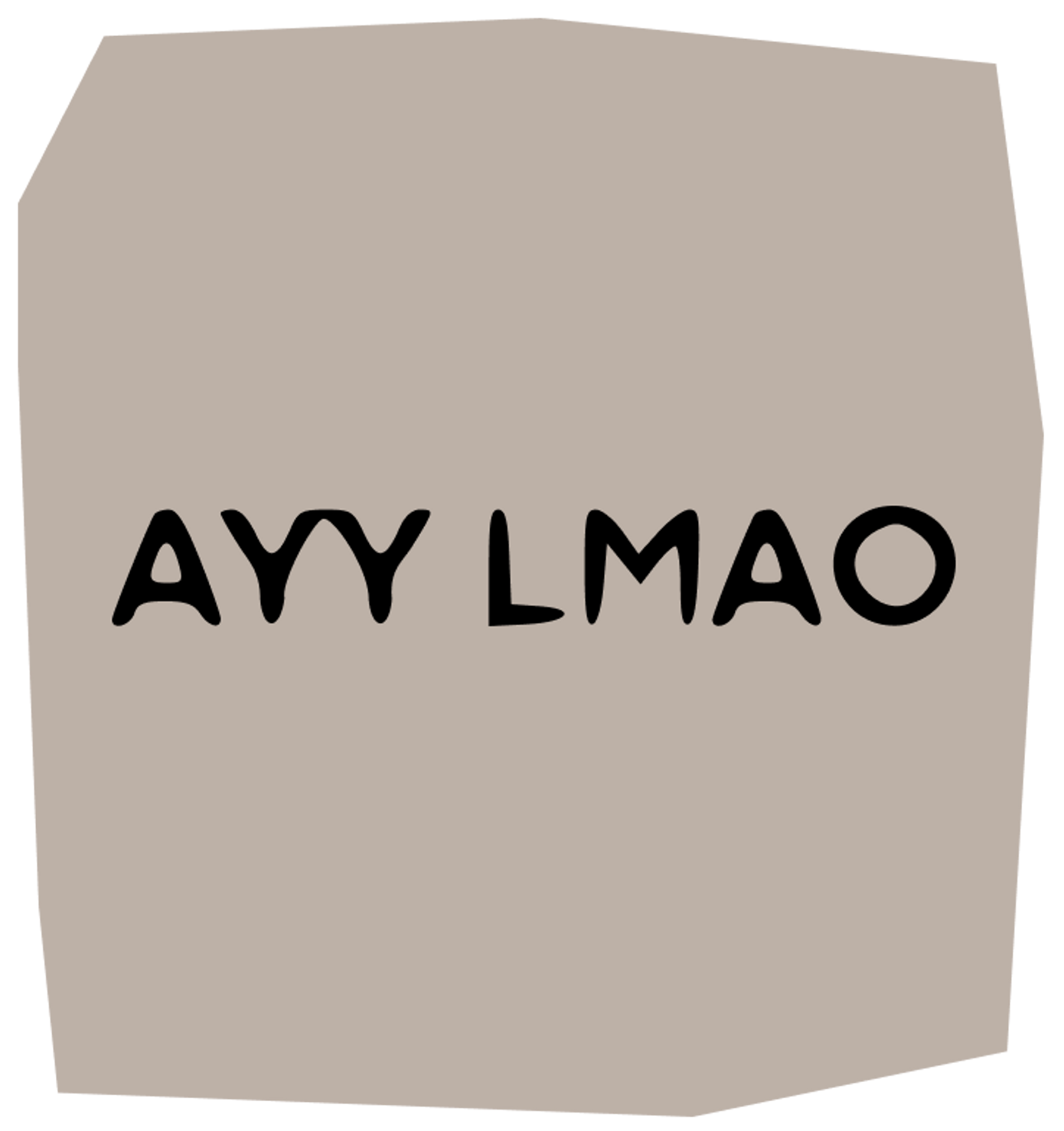 ayy lmao meme tattoo