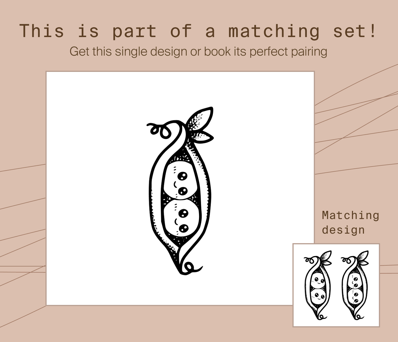 pea pod tattoo