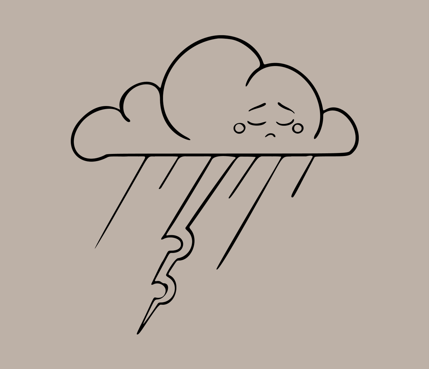 moody tattoo design template