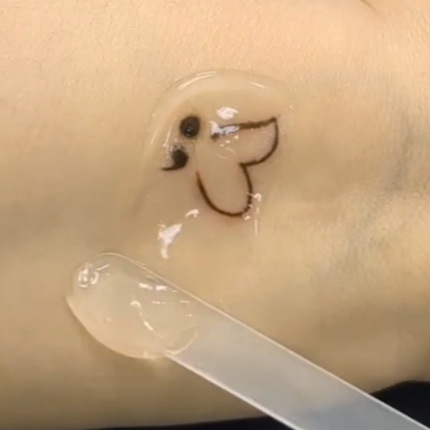 ephemeral being tattooed