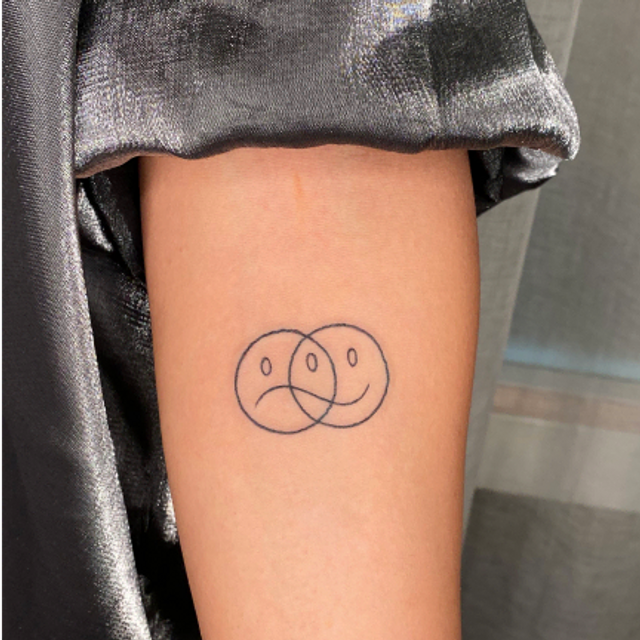 Real tattoos formulated
to fade in 1-3 years