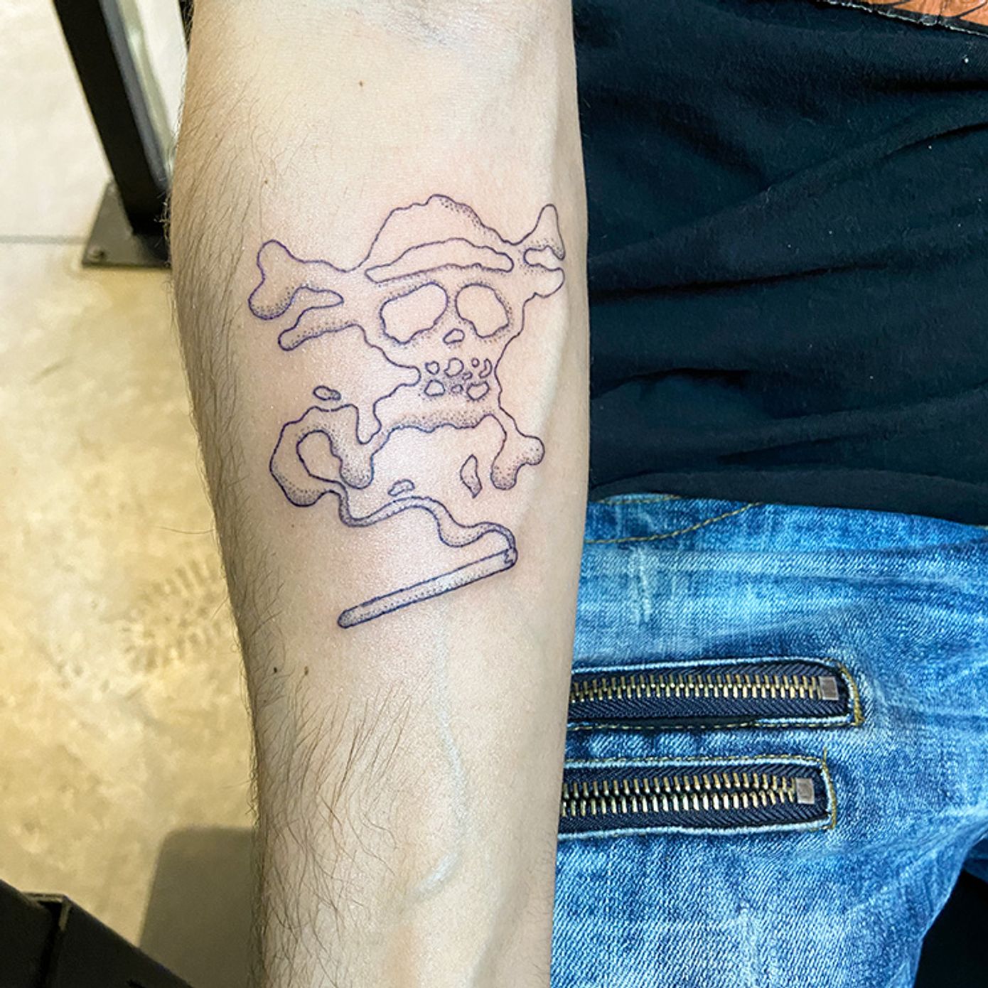 ephemeral being tattooed