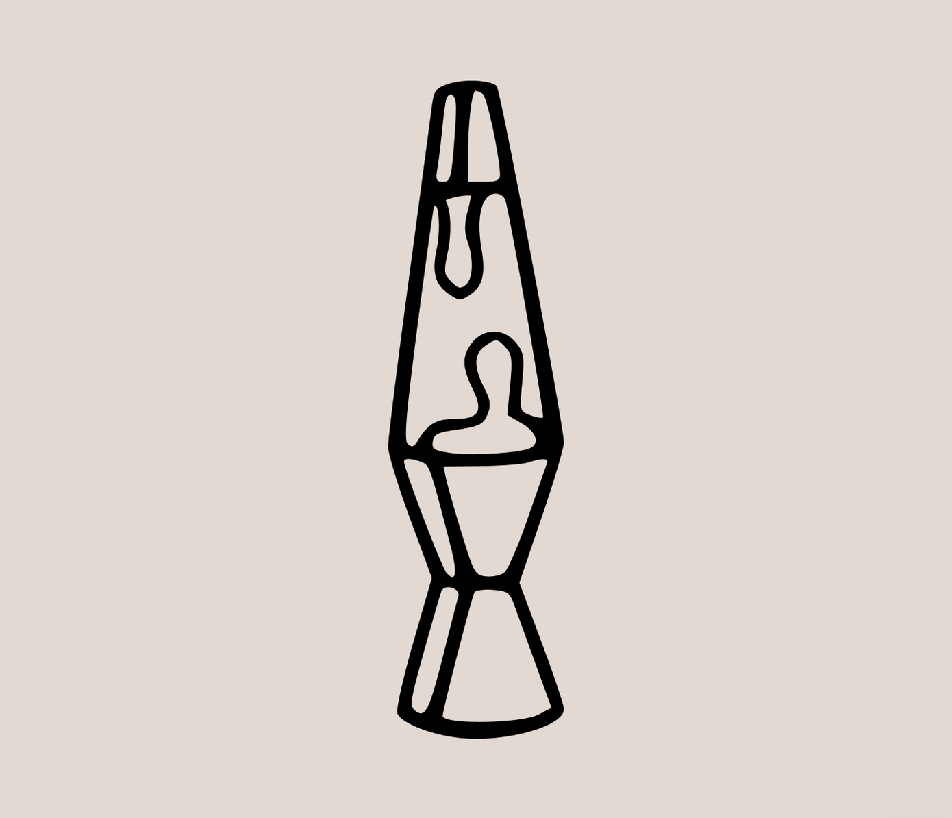 lava lamp tattoo design
