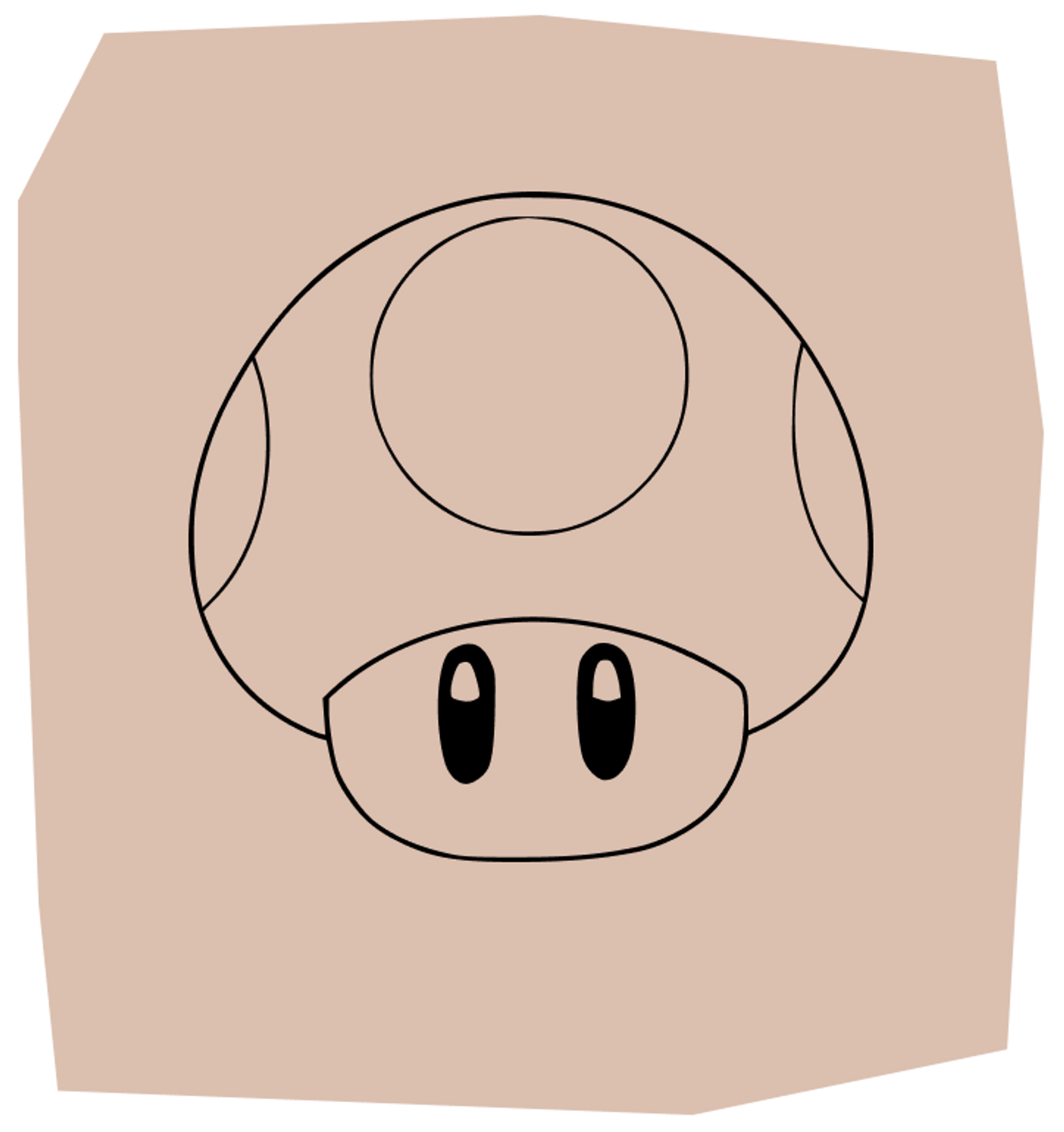 super mushroom tattoo