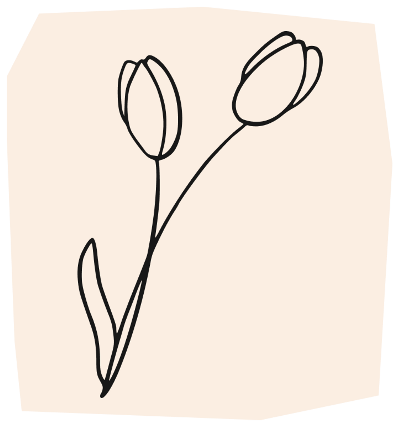tulips tattoo design