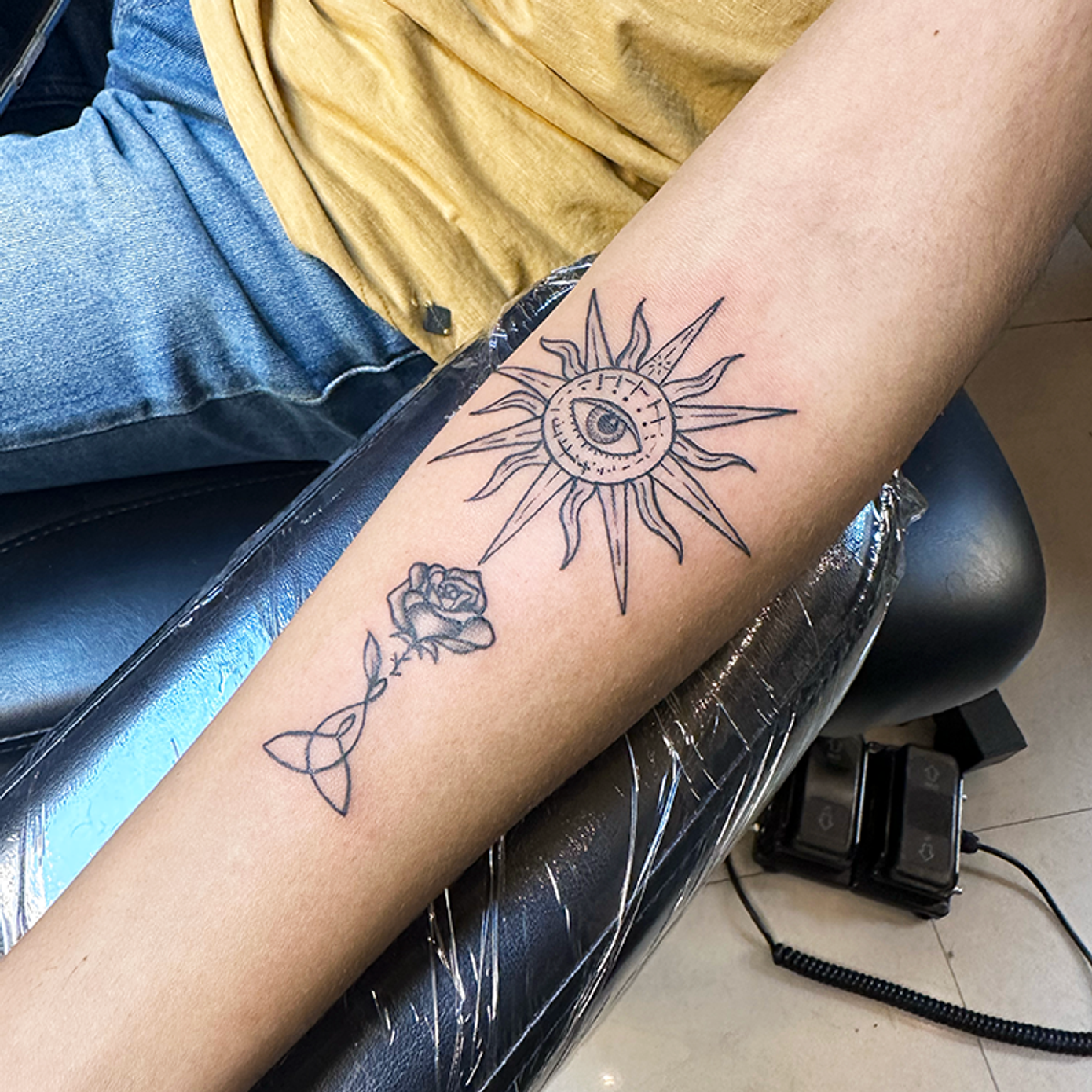 ephemeral being tattooed