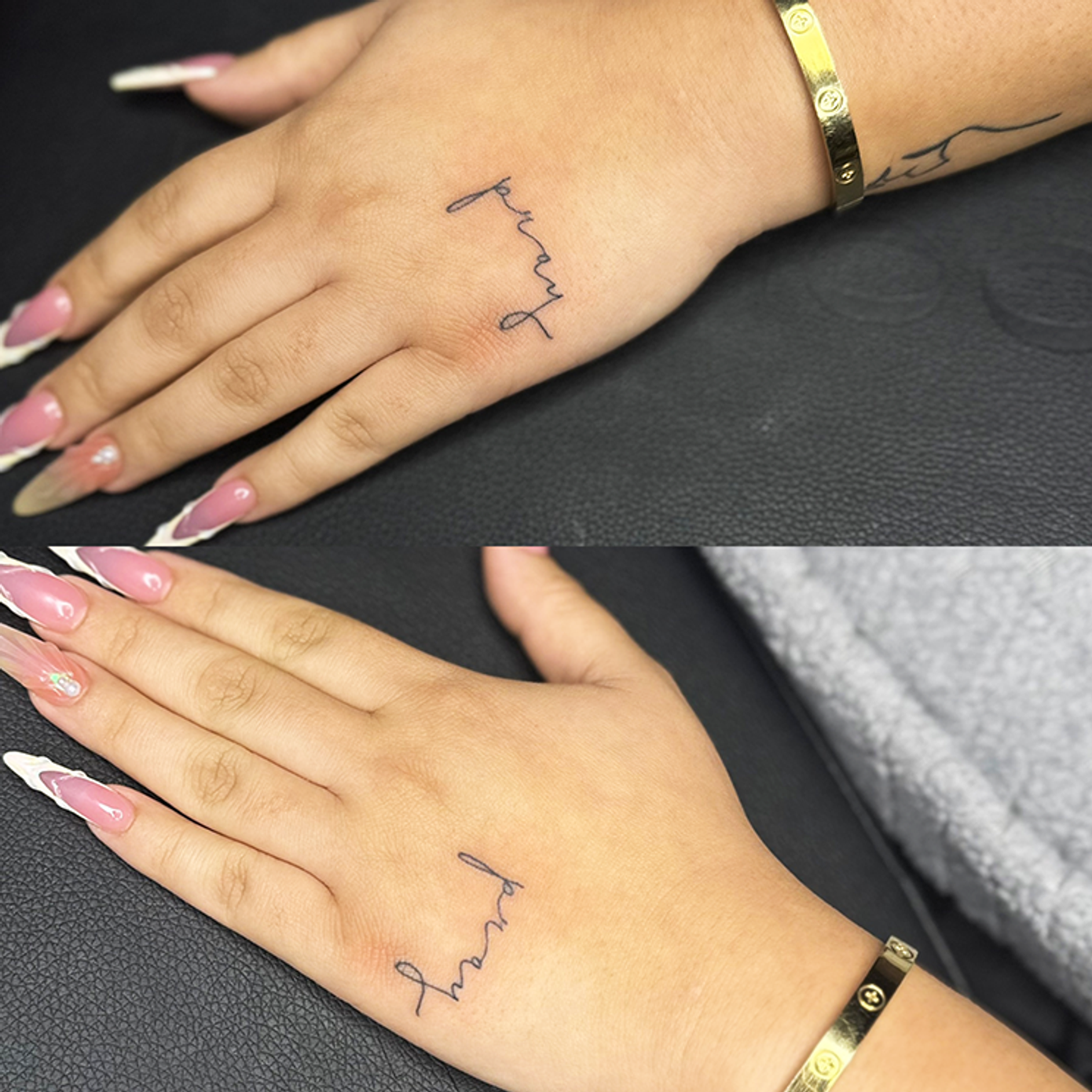 ephemeral being tattooed