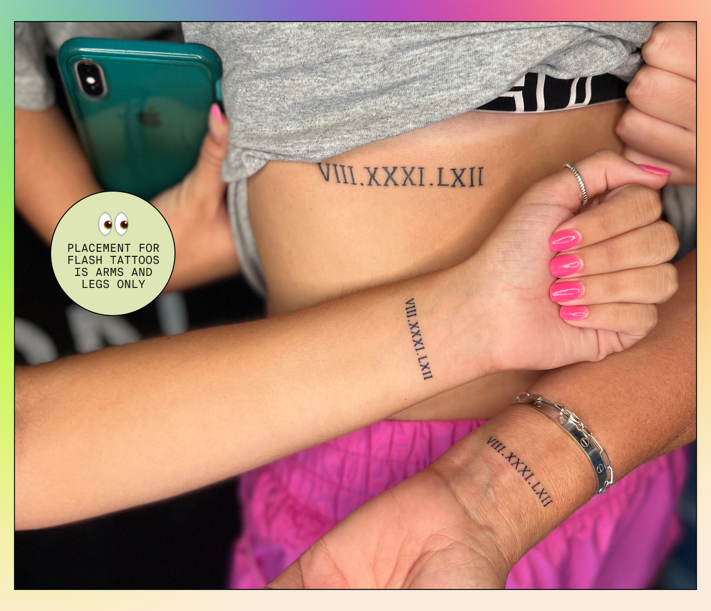roman numerals tattoos