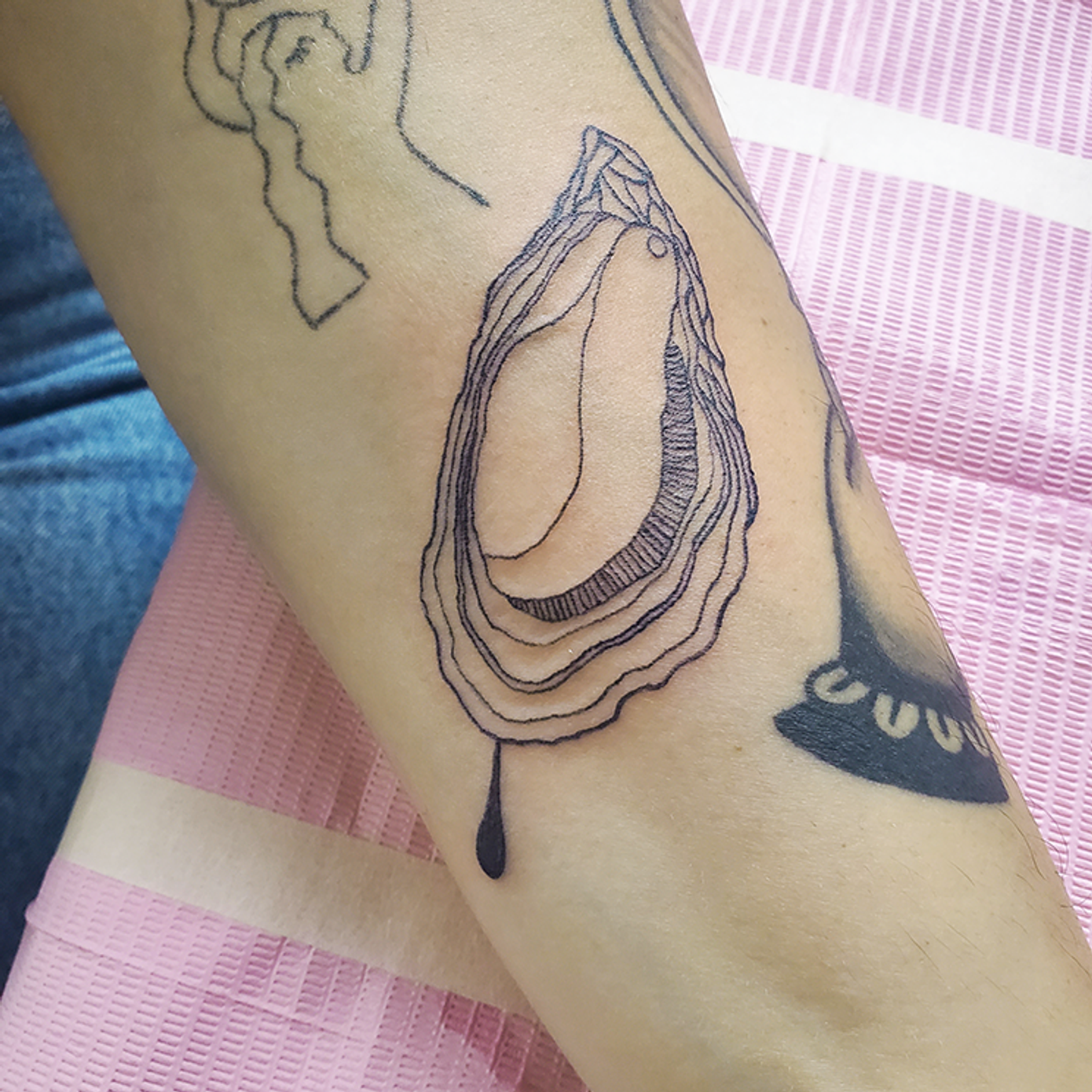 ephemeral being tattooed