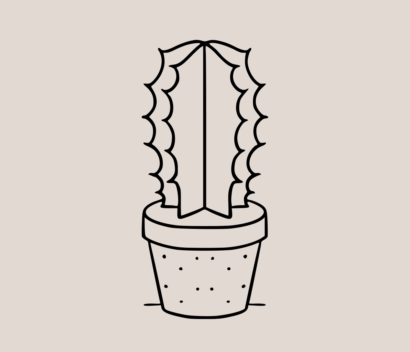 cactus tattoo design