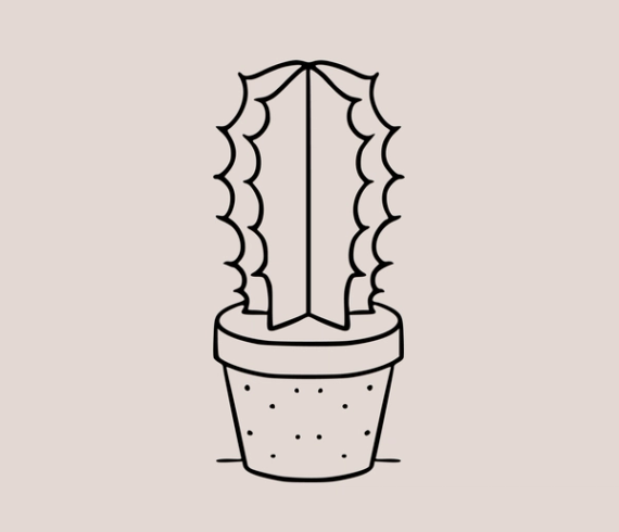 cactus tattoo design