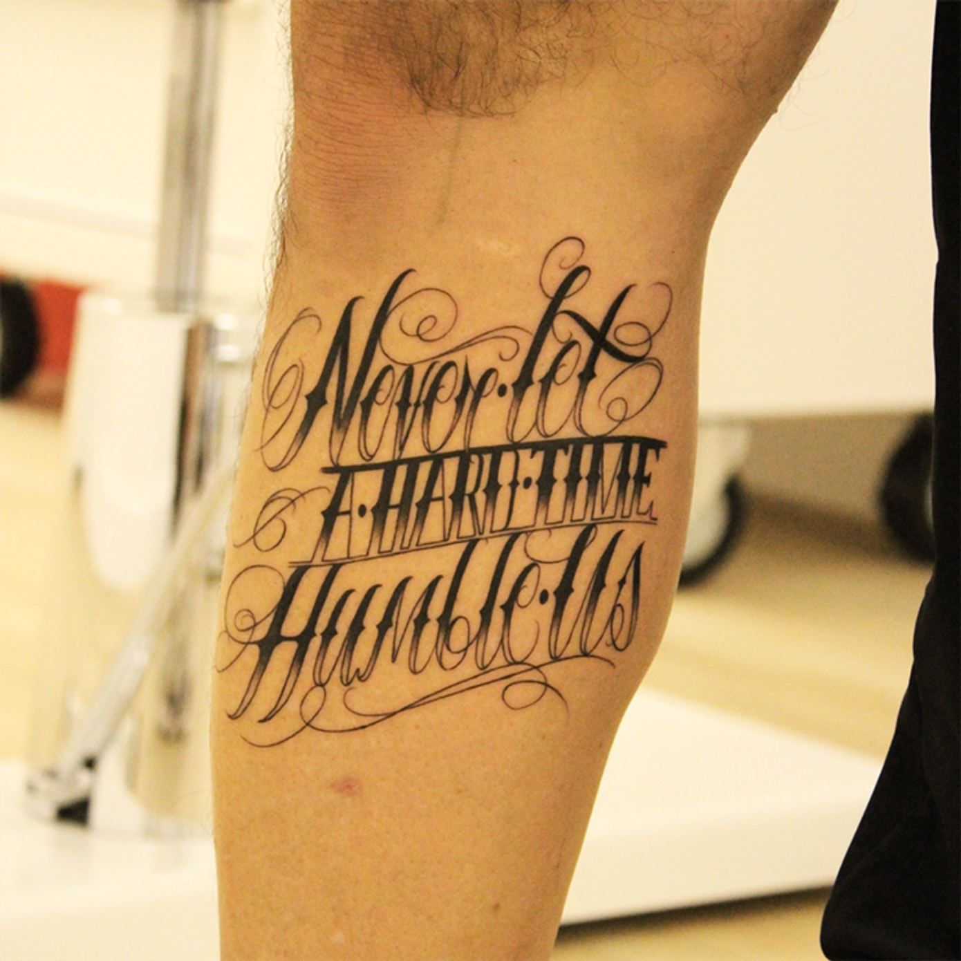 ephemeral being tattooed