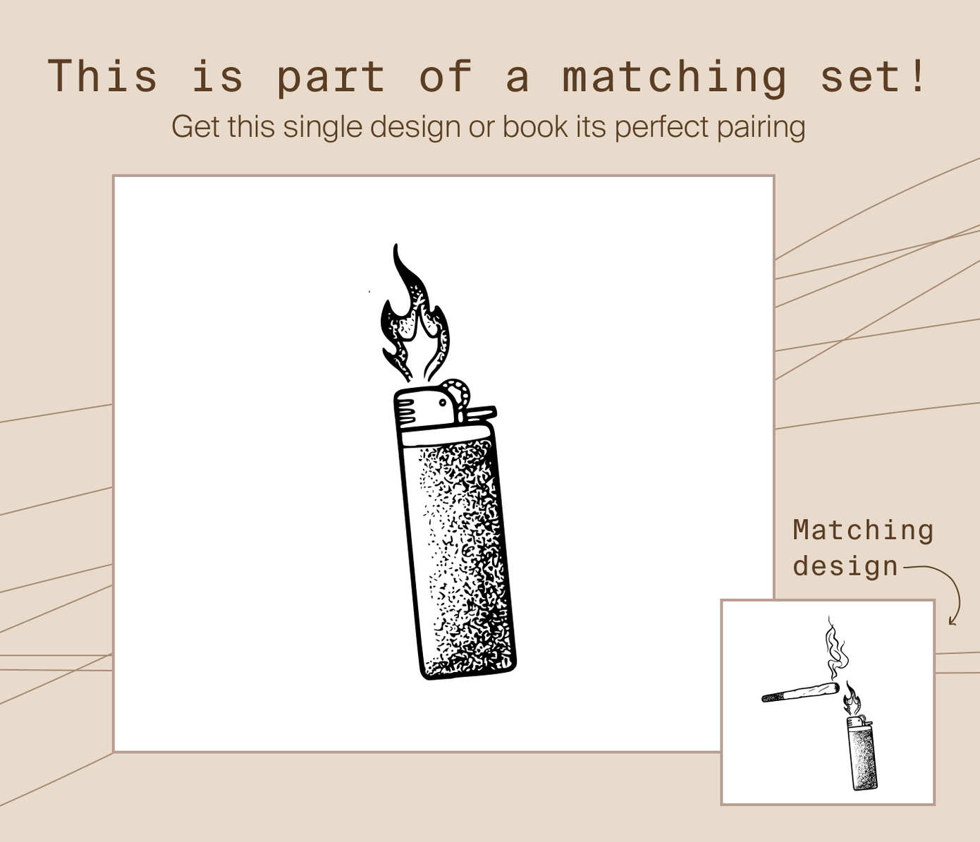 lighter tattoo