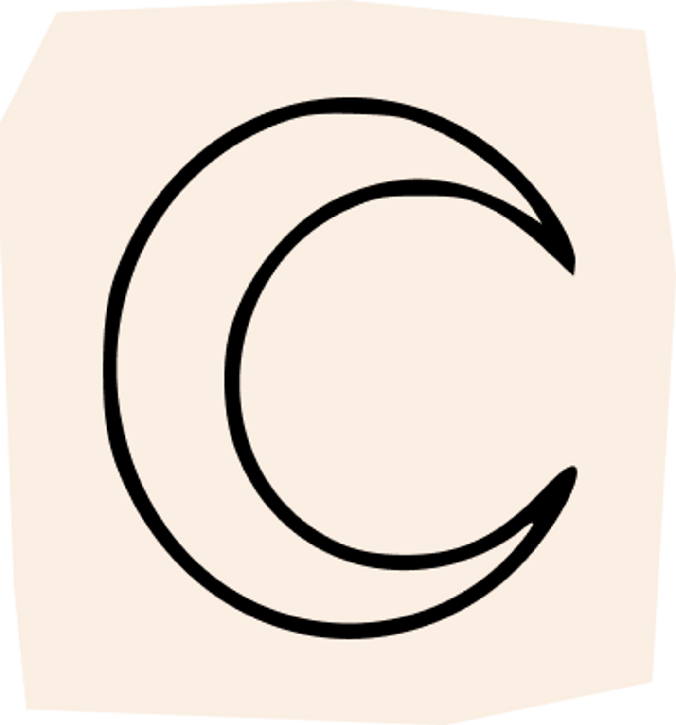 crescent moon tattoo design