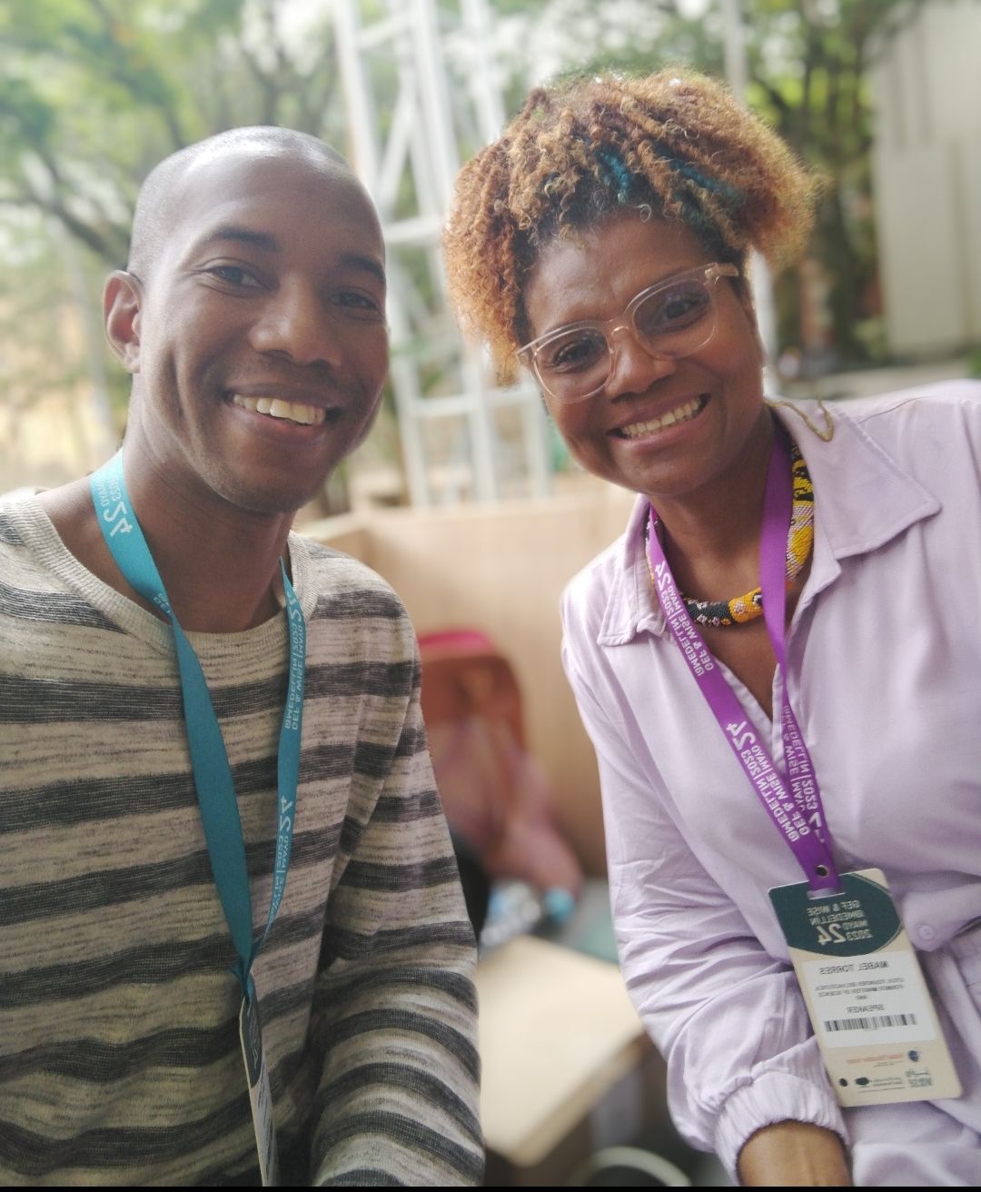 w/ Colombia's Inaugural Minister of Science, Technology and Innovation Mabel Gisela Torres