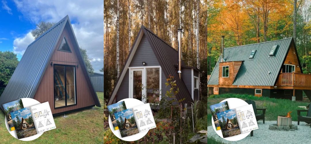 A-Frame Solo+ tiny house plans