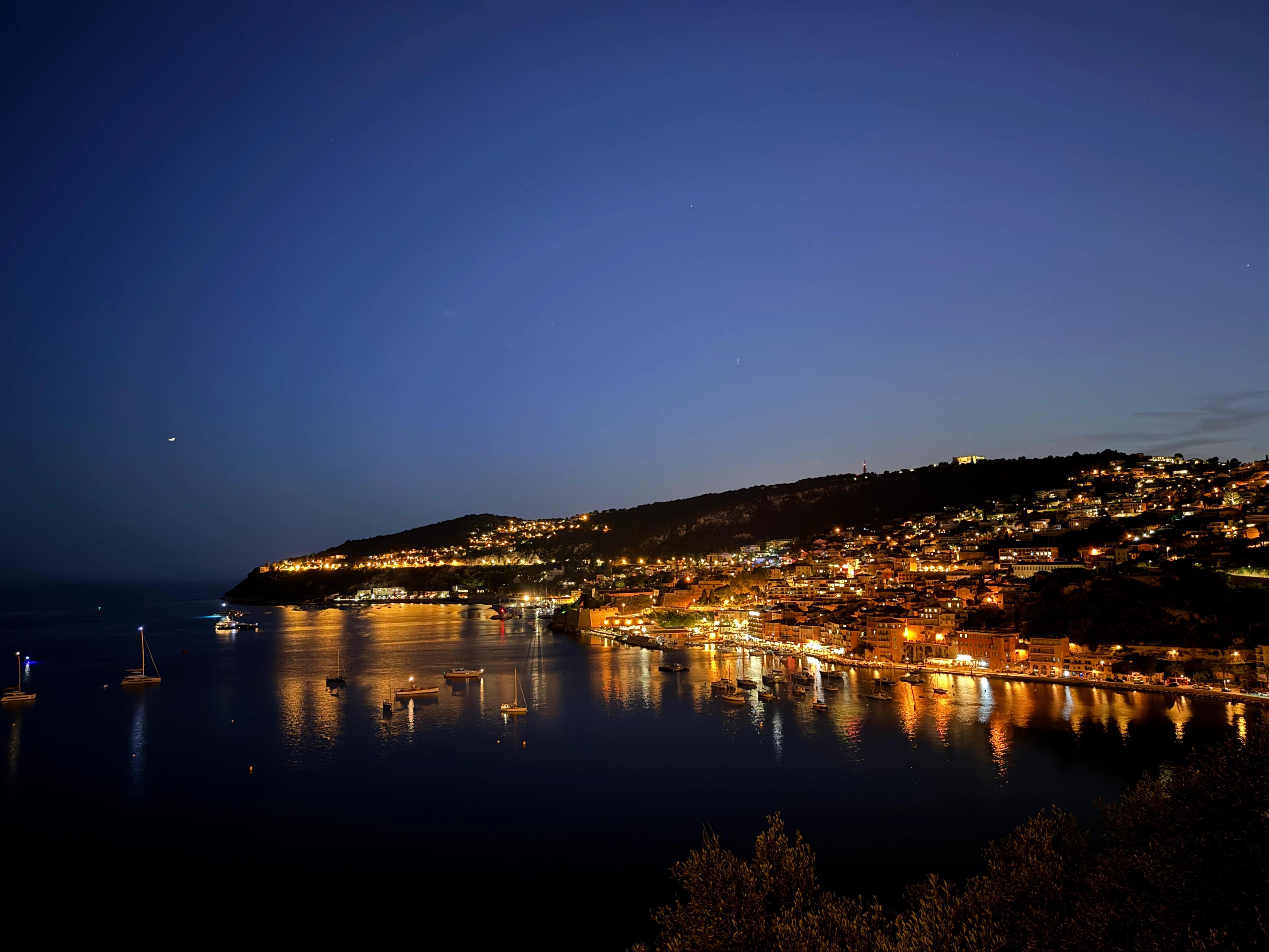 Beautiful night view of France