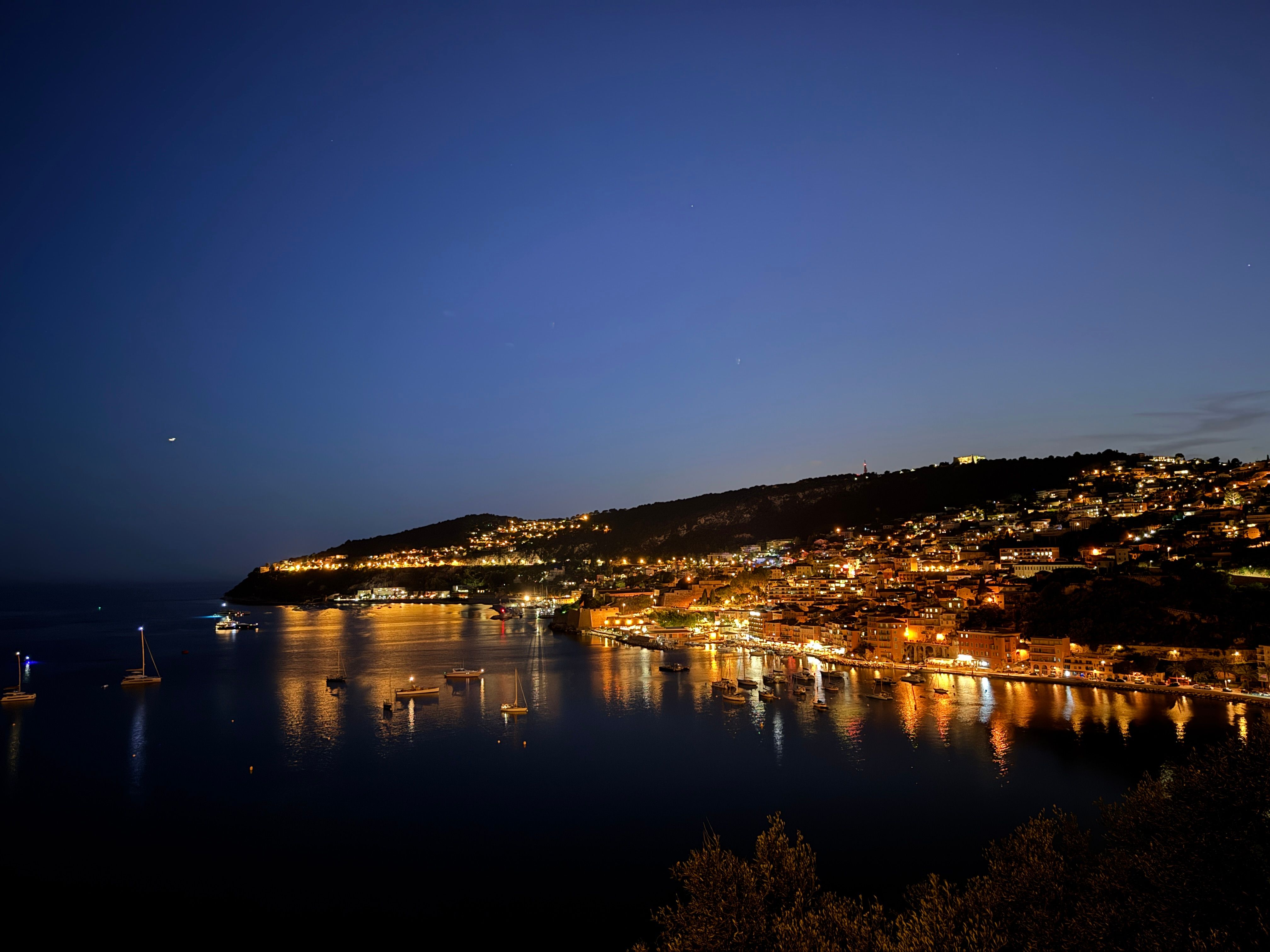Beautiful night view of France