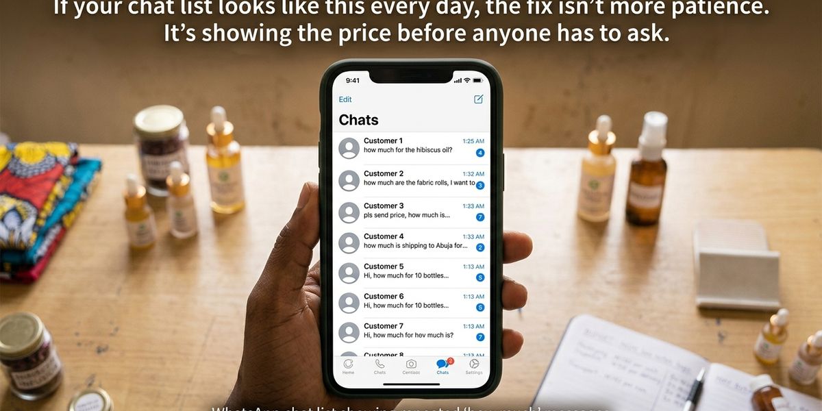 How to Stop Replying "How Much" on WhatsApp All Day — Zerrar Nigeria