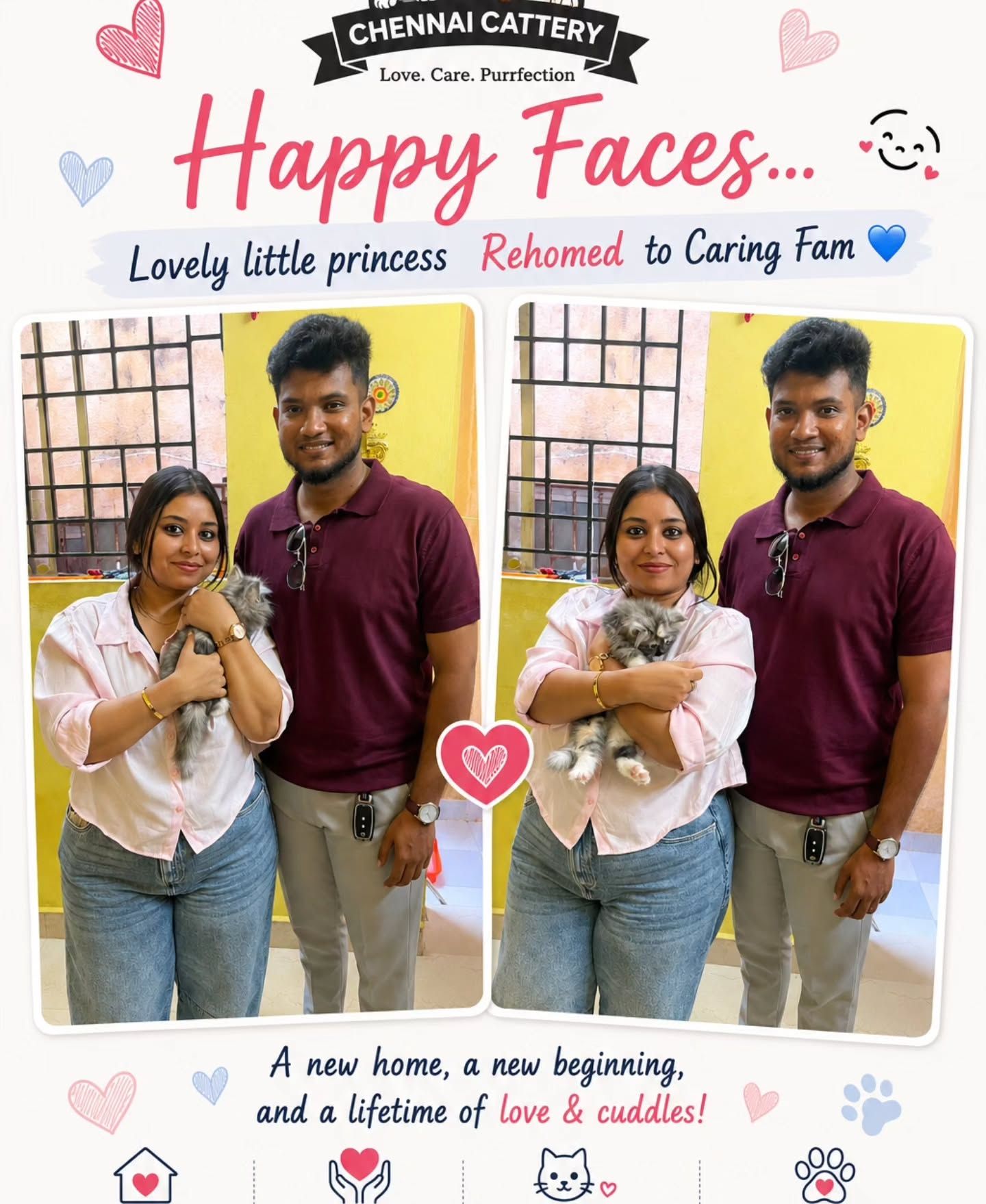 Happy faces and a new beginning