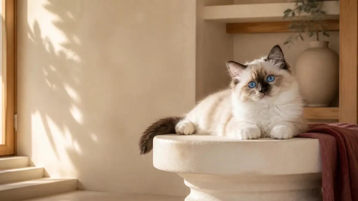 Healthy blue-eyed kitten available from Chennai Cattery in Chennai