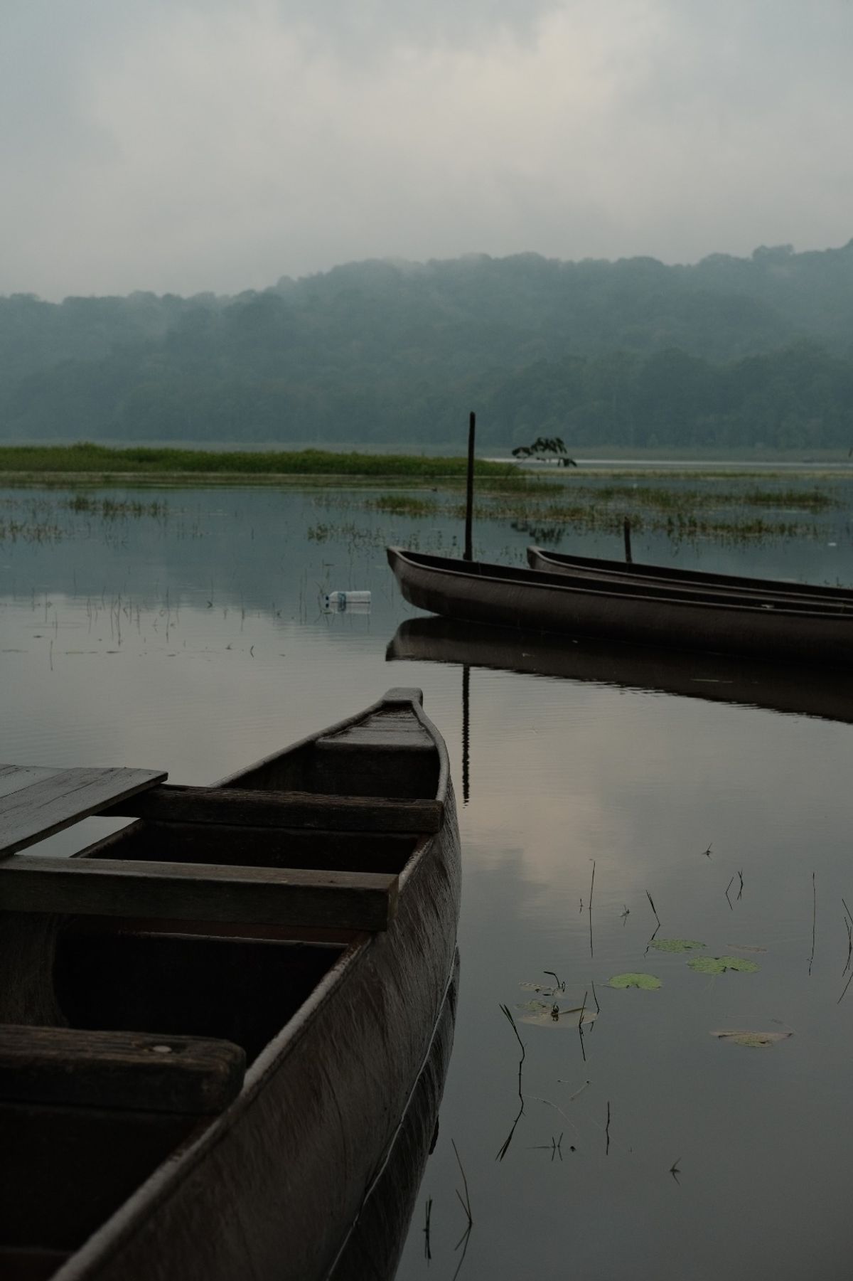 Sampan di Danau Tamblingan