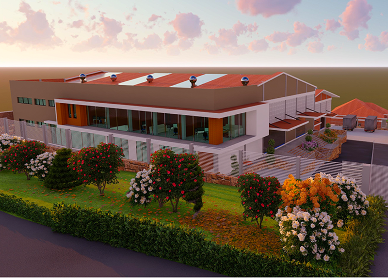 The DIKAM garment factory in the Rwanda Special Economic Zone