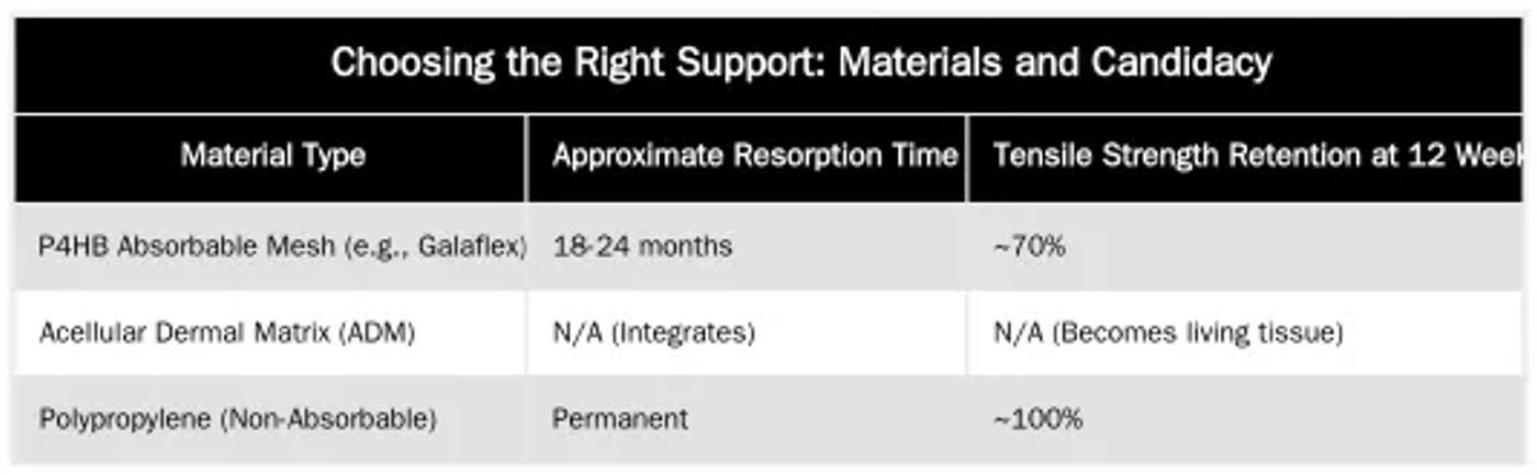 Choosing the Right Support: Materials and Candidacy — Internal Bra Technique in Mastopexy: What It Is and How It Improves Longevity