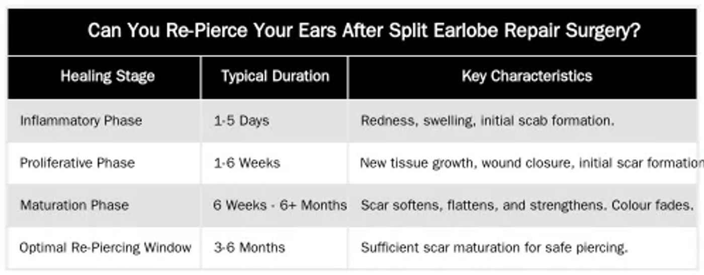 Can You Re-Pierce Your Ears After Split Earlobe Repair Surgery? — Can I Re-Pierce My Ears After Split Earlobe Repair Surgery?