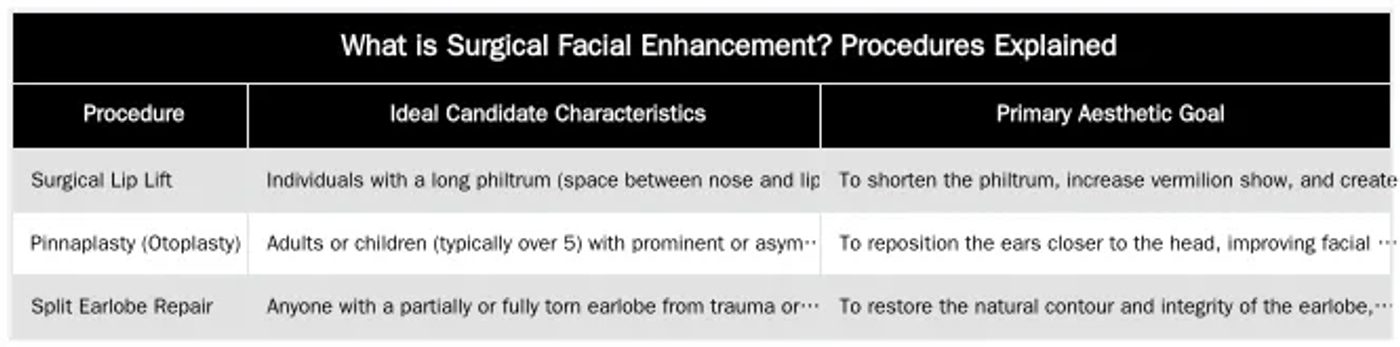 What is Surgical Facial Enhancement? Procedures Explained — A Consultant