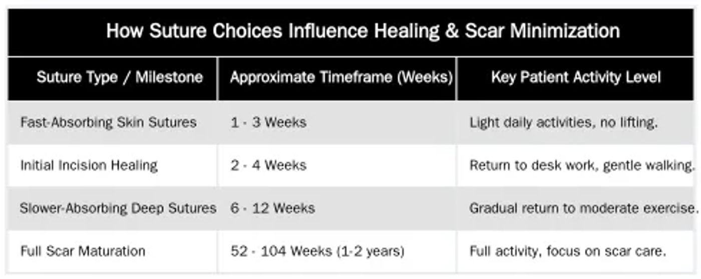 How Suture Choices Influence Healing & Scar Minimization — Comparing Breast Lift Suture Methods: Dissolvable vs. Permanent Stitches for Optimal Healing