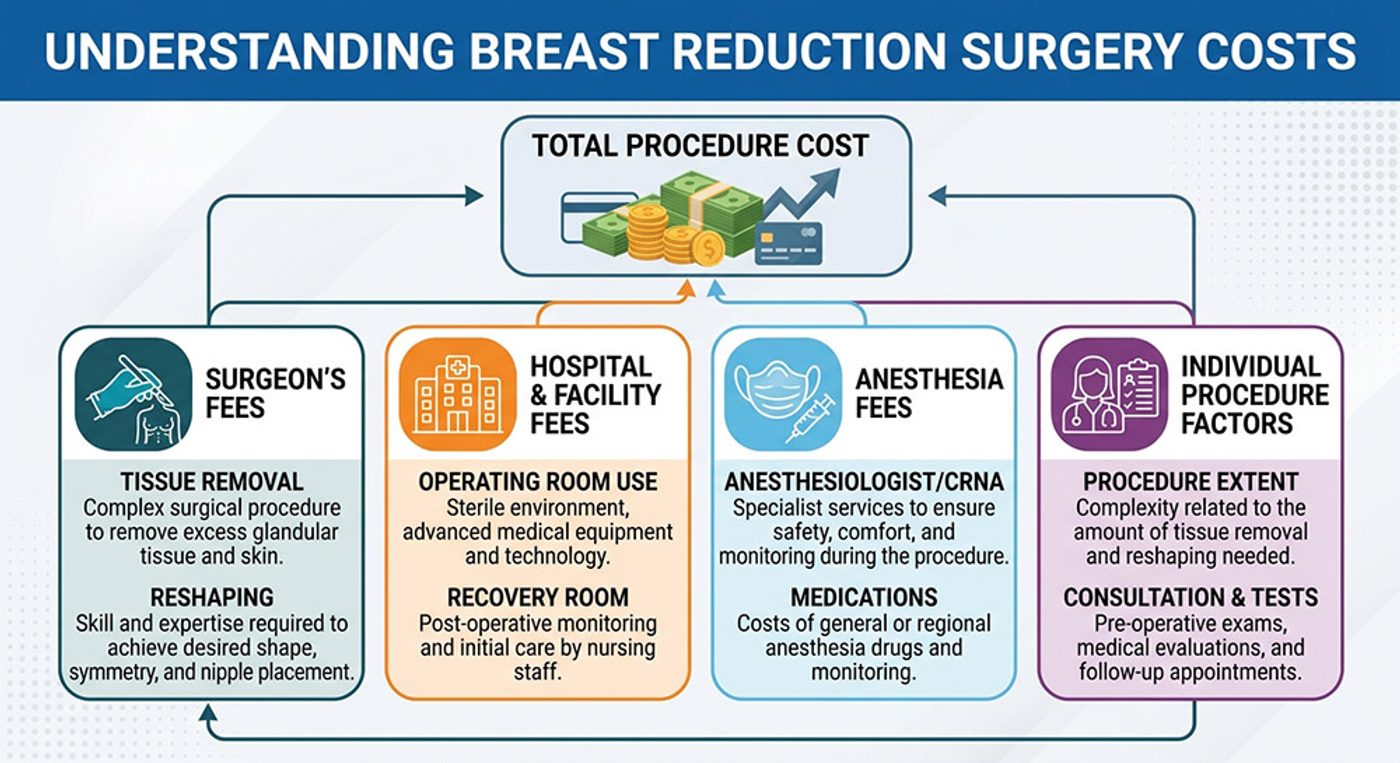 Breast reduction cost UK, breast reduction surgery cost, private breast reduction price