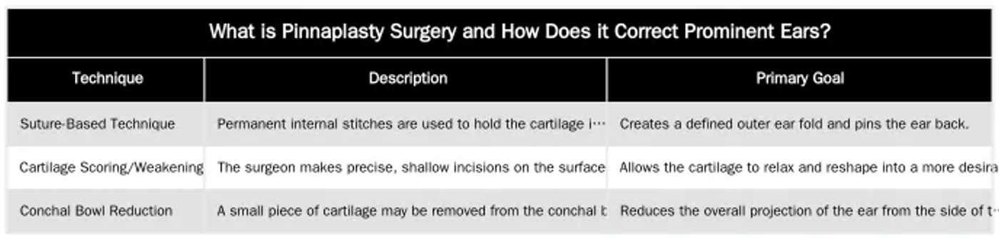 What is Pinnaplasty Surgery and How Does it Correct Prominent Ears? — Pinnaplasty (Otoplasty): Surgical Correction of Prominent Ears