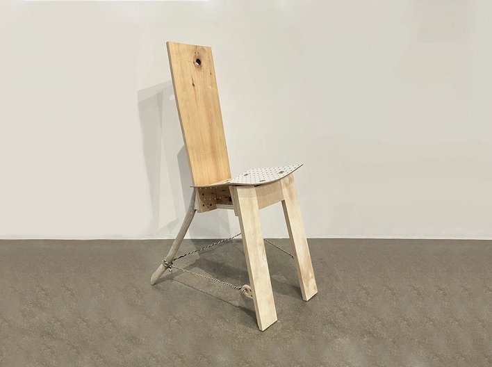 Oglander nickel chair