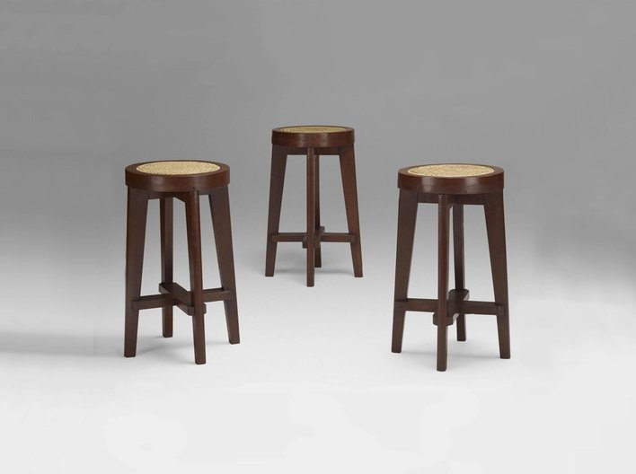 3578 PJ Cane Top Stool