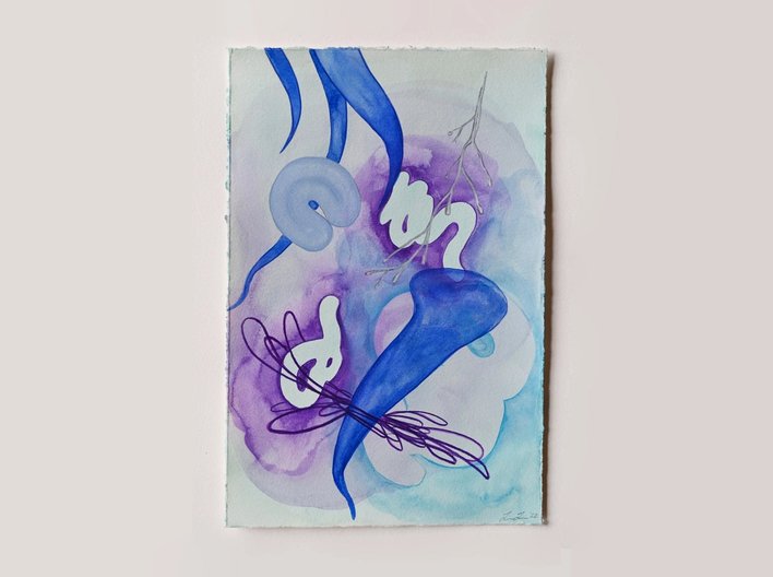 Liam Lee Tendrils 8 Wx12 H