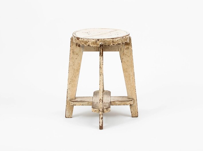 3579 PJ White Stool