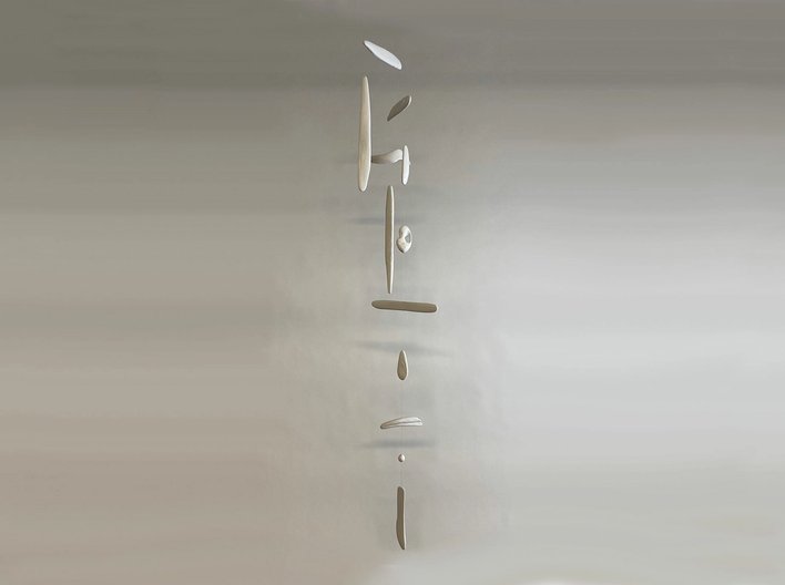 Kneass white split level tower mobile 1