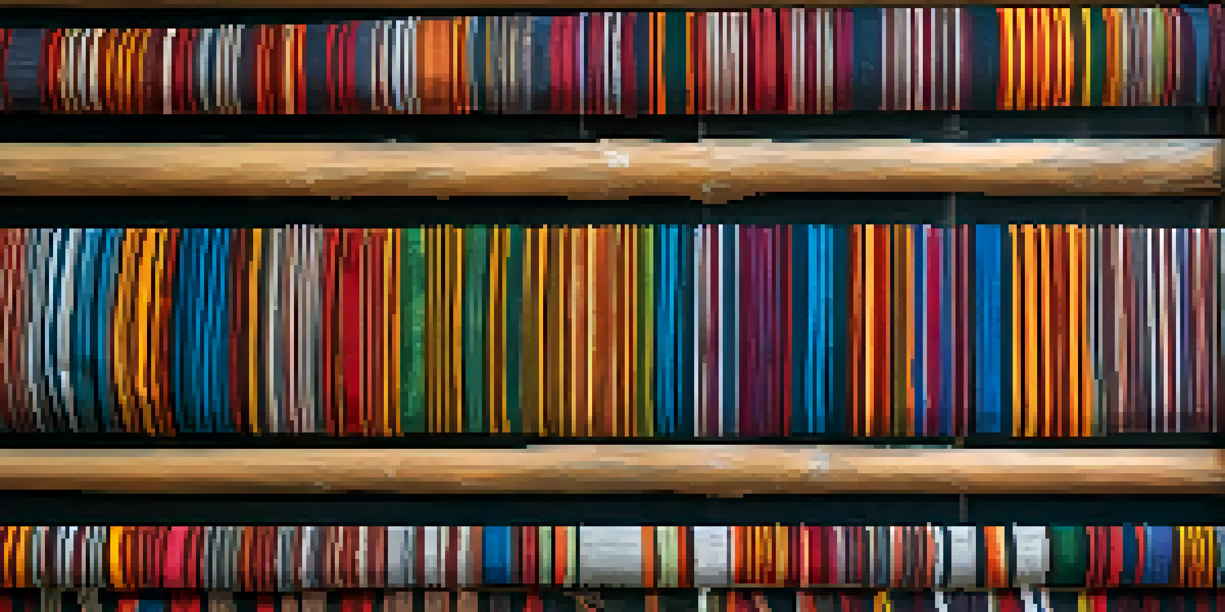 A close-up view of traditional textiles on a loom, displaying intricate patterns and textures in warm lighting.
