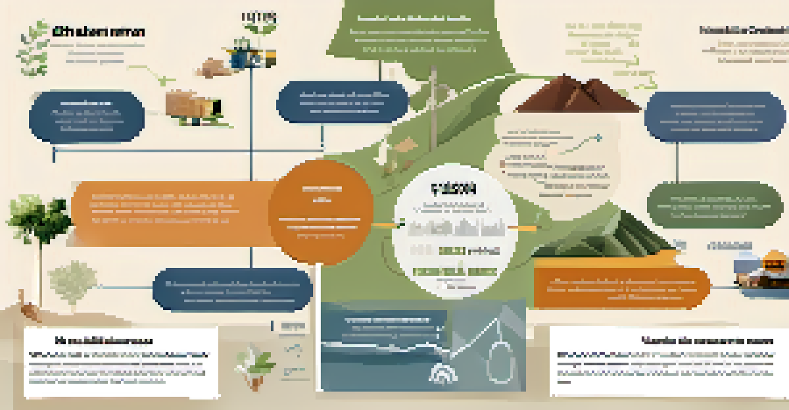 An infographic illustrating the journey of ethical sourcing in the fashion industry, featuring icons of fair labor and sustainable materials.