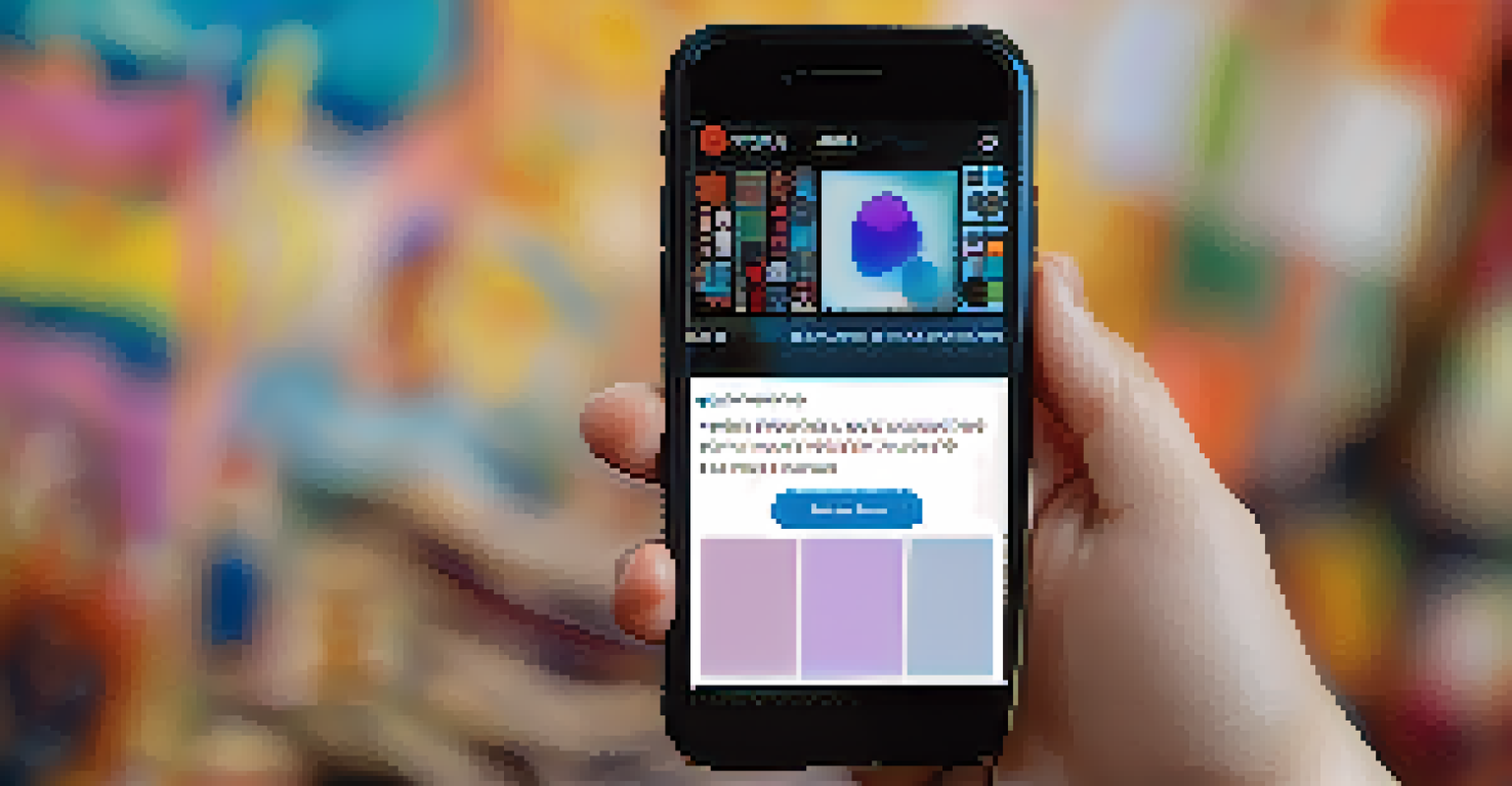 Close-up of hands holding a smartphone showing a social media post about cultural appreciation in fashion.