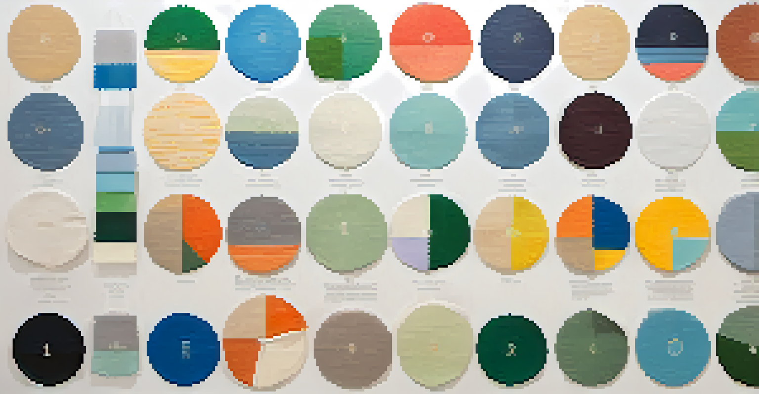 A colorful circular diagram illustrating the lifecycle stages of eco-friendly materials in fashion, including sourcing, production, use, and recycling.