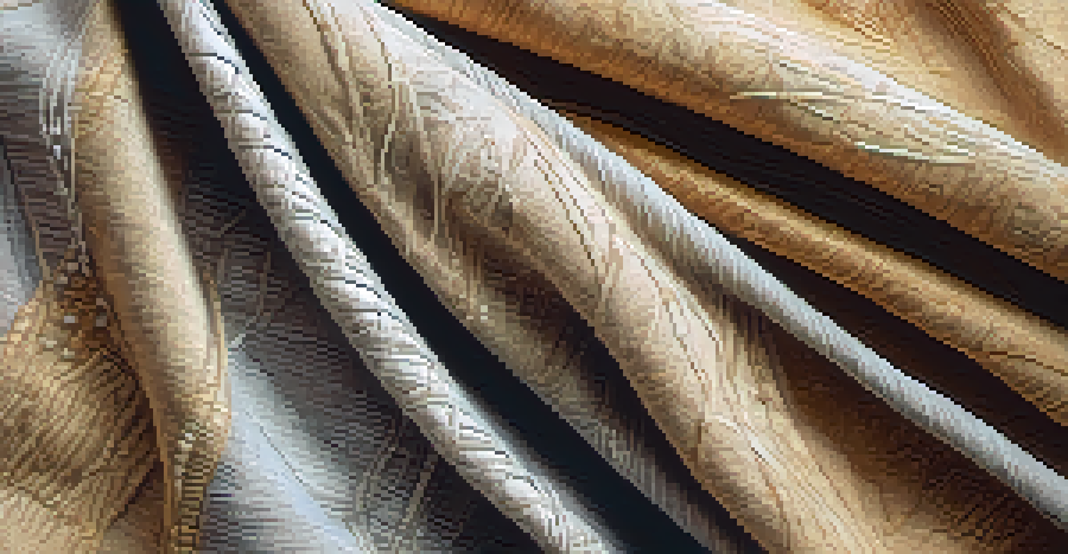 A close-up of a handmade dress made from organic fabric, showcasing intricate stitching and natural colors.
