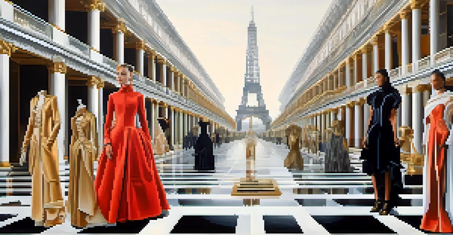 A split image illustrating the evolution of fashion and architecture, from historical Renaissance styles to modern minimalism and streetwear.