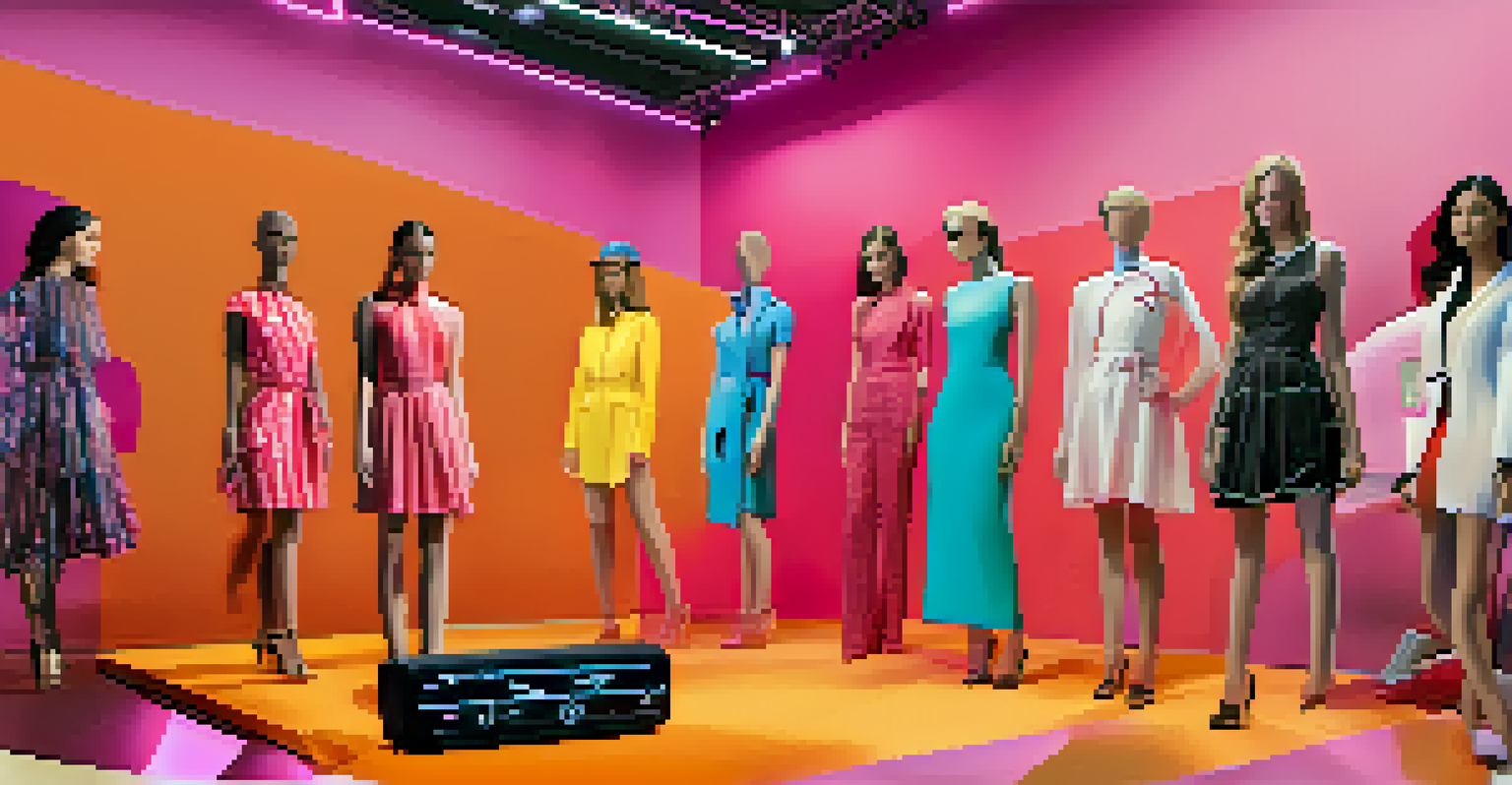 An online fashion event allowing viewers to try on digital garments in augmented reality.