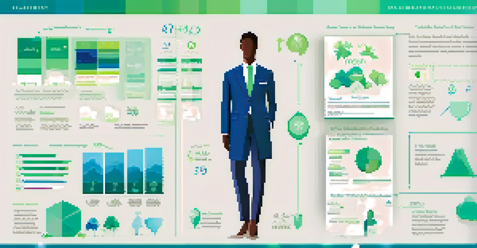 An infographic showing the influence of AI on fashion forecasting, featuring icons, charts, and a modern color scheme.