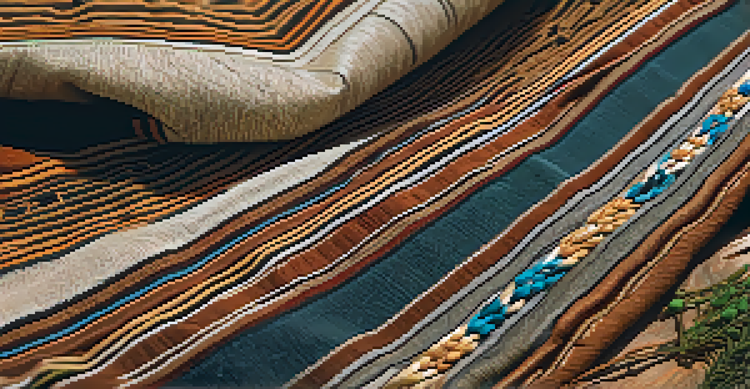 A detailed view of an Indigenous garment showcasing intricate weaving and natural patterns with soft lighting.